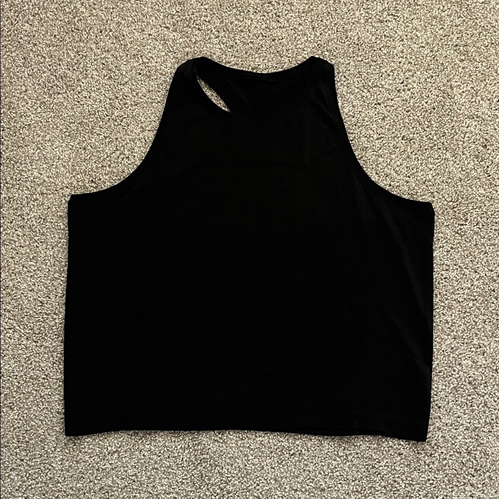 Lululemon Black Swiftly Tech Racerback 2.0 *Race Length Size 18